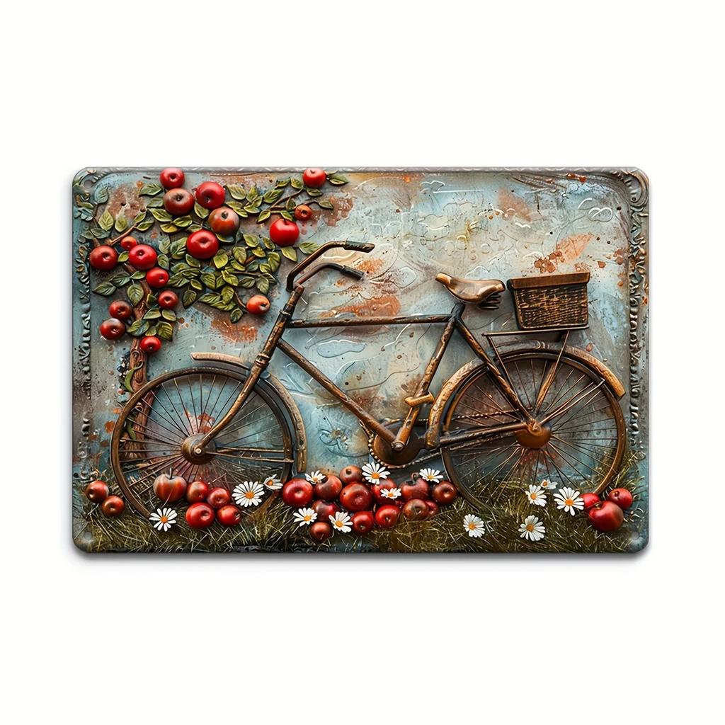 Vintage  Vegetables and Fruits Metal Tin Sign Plaque Decorative Plates for Farm Club Man Cave Bar Home Hotel Cafe Wall Decor