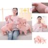 Cute Pink Pig Plush Toy Soft Animal Sleeping Pillow 25/40/60cm Comfortable Size