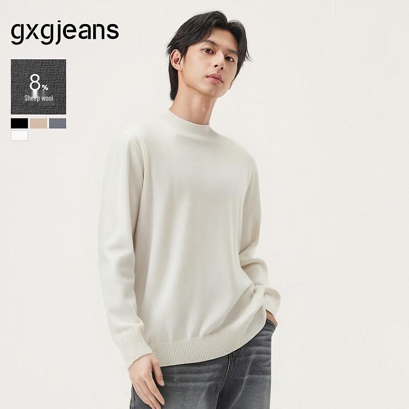

gxg.jeans Men s Wool Blend Mock Neck Sweater 170/M
