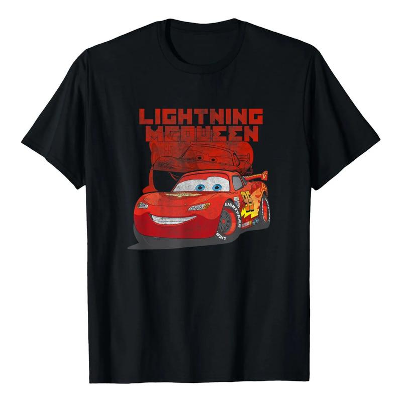 Camiseta Con Retrato Vintage De Disney Pixar Cars Lightning S