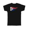 Geschenk-T-Shirt : Sint Maarten Flagge Sint Maarten Reise Auswanderer Land Künstlerisch
