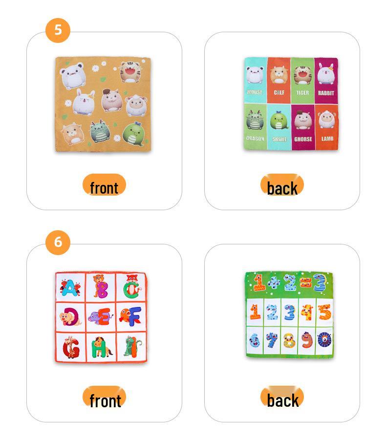 Infant Tear-Proof Tissue Box Toy for Finger Exercise and Simulation Learning