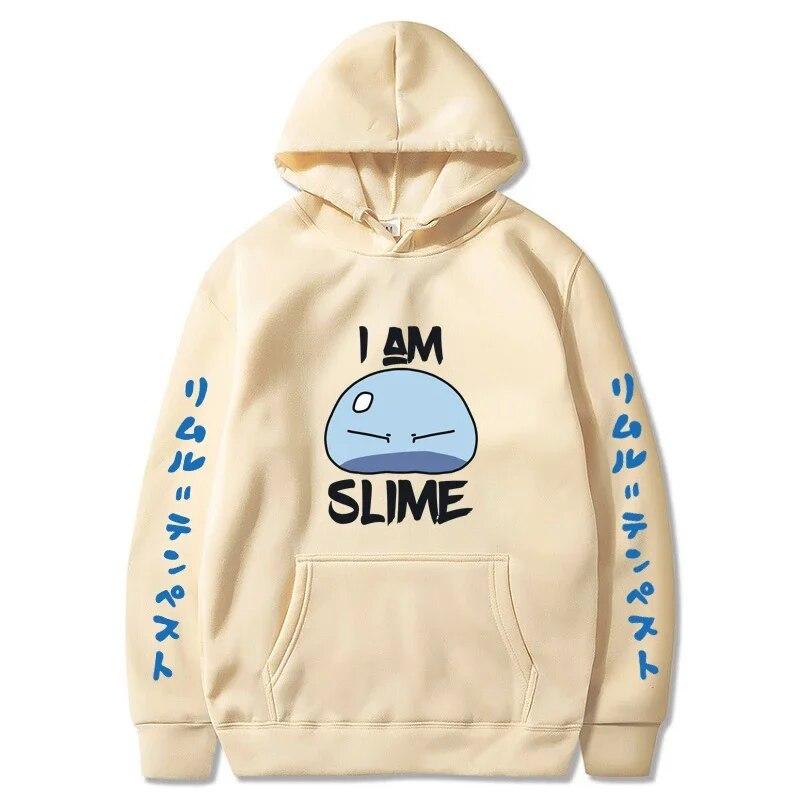 Esa vez que me reencarné como un slime Sudadera con capucha con estampado de anime Ropa de calle Sudadera unisex de moda para mujer Sudaderas de gran tamaño Sudadera con capucha