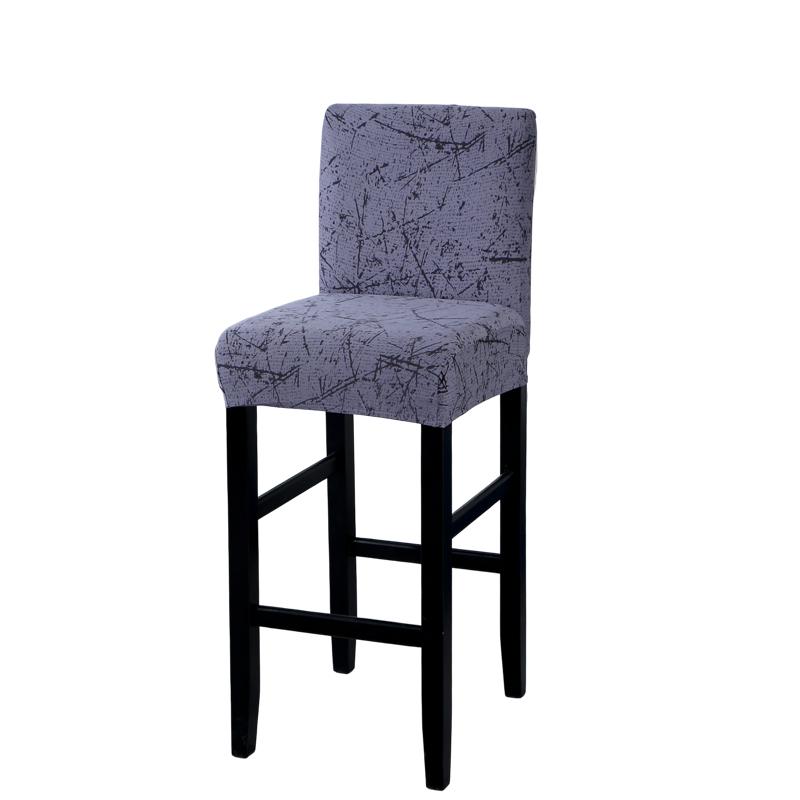 Stretch Bar Stool Covers Stretch Bar Stool Chair Covers, Counter Height Chairs Covers for Kitchen Dining Room Cafe Furniture
