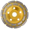 Diamond Cup Grinding Wheel Double Row Concrete Grinding Wheels for Granite Stone Marble125mm
