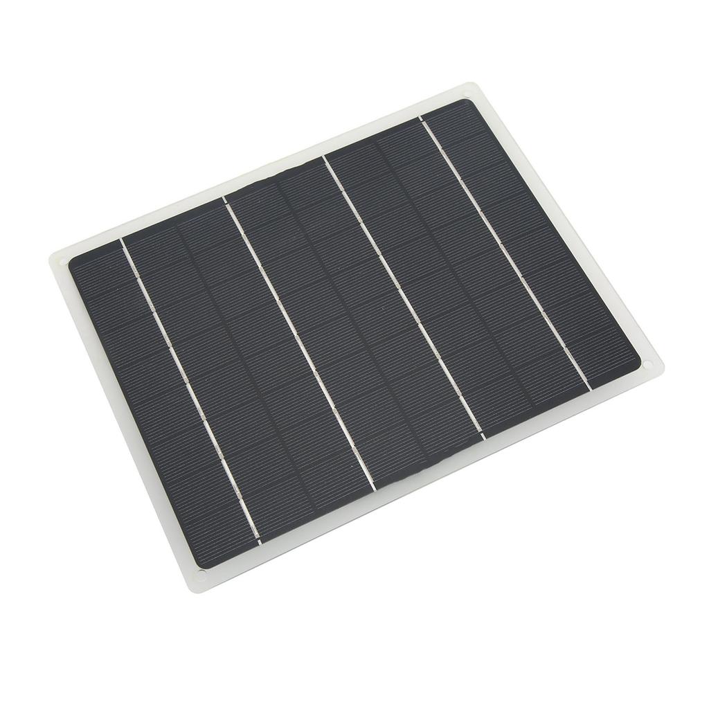 10W Solar Panel Portable Solar Battery Charger RV Accessories with Dual USB Port for Car