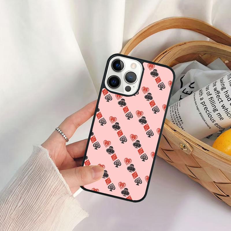 Poker Playing Cards Phone Case For iPhone 17 Air 16 15 14 11 12 13 Pro  MAX Plus coque Cover Shell