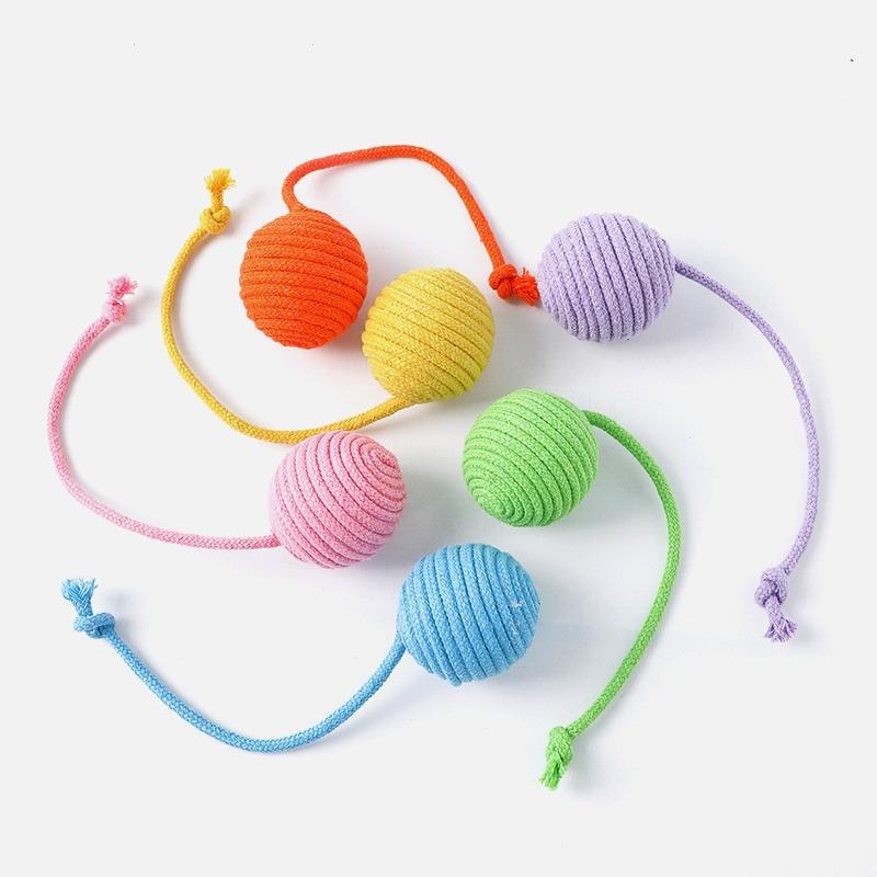 3pcs Cat Toys, Cat Voice Toys, Cat Teasing Balls, Pet Grinding Knots, Bite Resistant Cat and Dog Supplies,Pet Gifts,cat Supplies