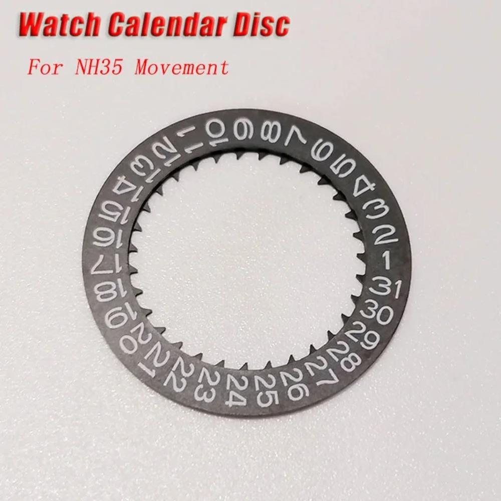 Movement Modified  Watches Calendar For NH35 Black/White Watch Calendar Disk 3 O'clock Date Disc Accessories