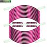For ZX-10R ZX10R motorcycle accessories 17 inch front and rear wheel decals fairing wheel modified reflective stripe stickers