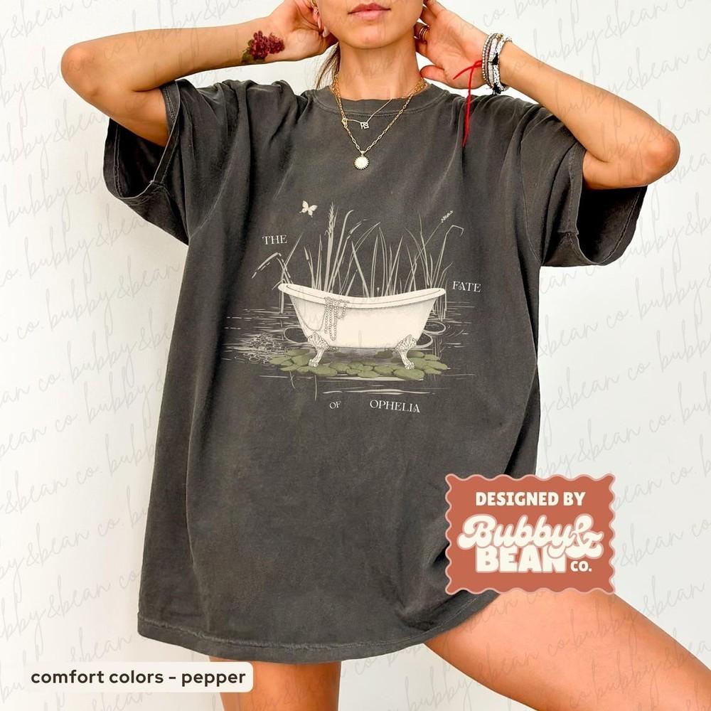 Comfort Colors The Fate of Ophelia Vintage Showgirl Shirt, In My Showgirl Era Unisex T-Shirt M