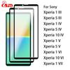 Pro Sony Xperia 1 5 10 II III IV V VI VII Sklo Plné Krytí Ochranné Sklo Tvrzené Sklo