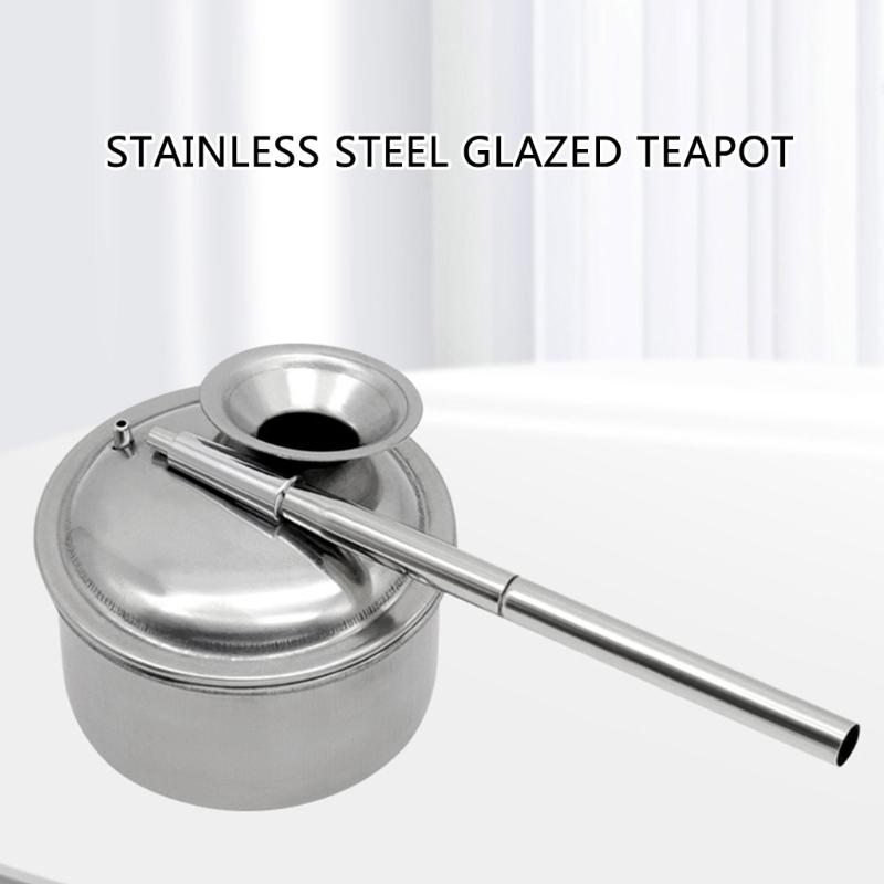 Stainless Steel Blowing Glaze Pots , 100ml Capacity, Glaze Blowing Pots Painting Sprayer Pottery Atomizer Glazes Pots