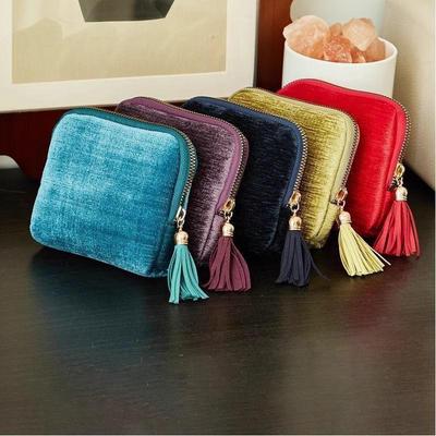 Draagbare Meerlaagse Kwastjes Sieraden Opbergtas Reis Jade Armband Grote Capaciteit Ritssluiting Sieraden Verpakkingstas Organizer