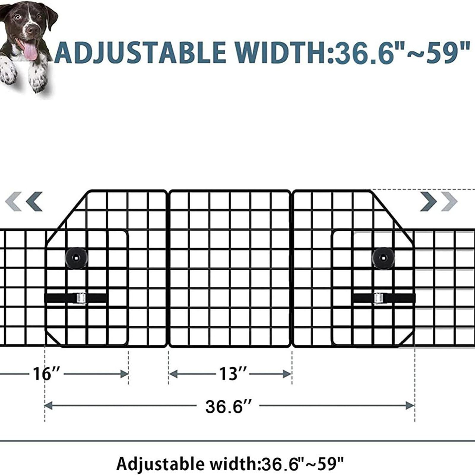 

Собака Автомобиль Барьер Товары для животных Легко установить Ворота для автомобиля Дорожные аксессуары Сетка для багажника Сетка для экрана Барьер Разделитель для домашних животных Ворота