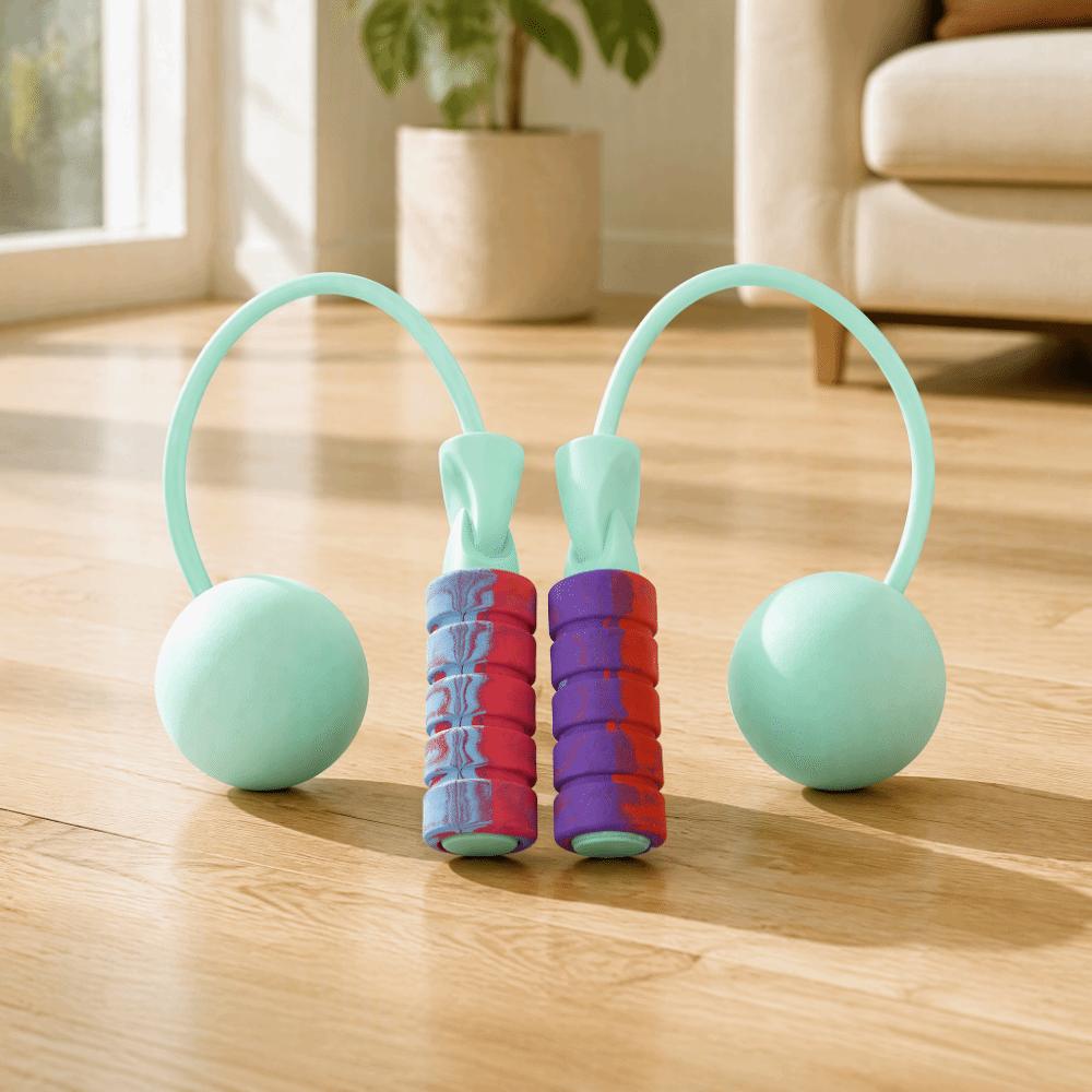 Weighted Handle Weighted Jump Rope Adjustable Length Skipping Rope Cordless Jump Rope  Fitness Use