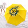 Al Nassr FC  Pattern, Automatic Folding Umbrella, Portable and Foldable Design, 8 Ribs, a Christmas or Birthday Gift.