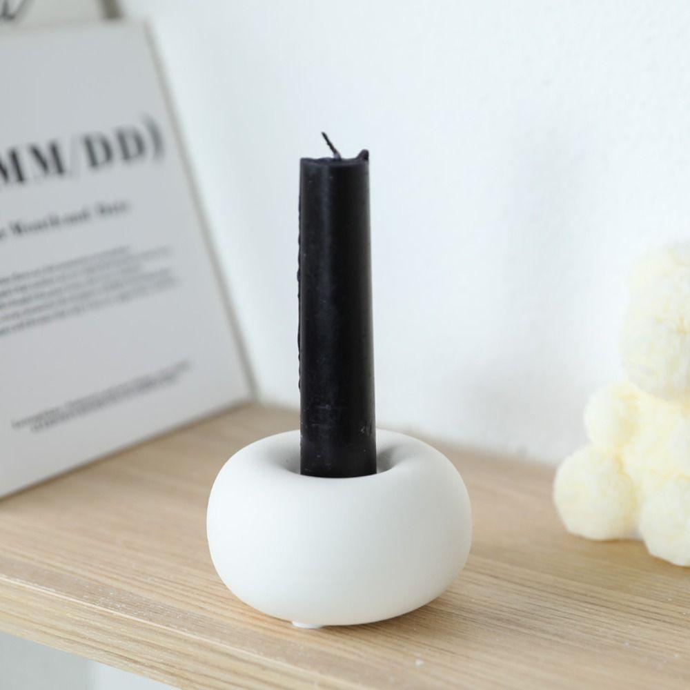 Ceramic Candlestick Simple Style Wax Melt Burner Crafts Aroma Container  Party