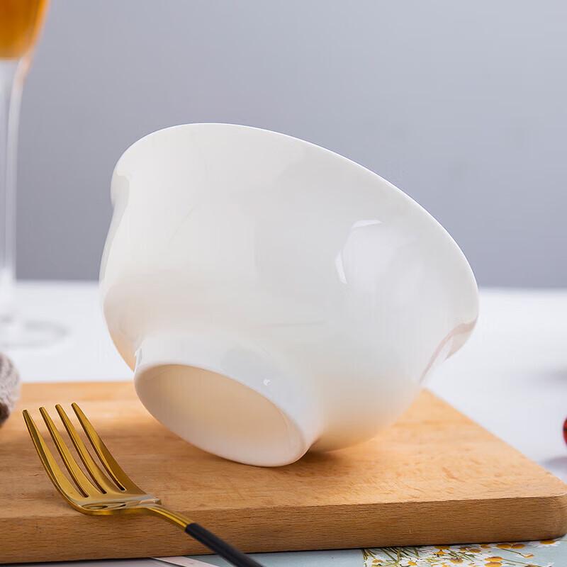 Huei Huang 4,5-Zoll Jingdezhen Knochenporzellan Reisschalen