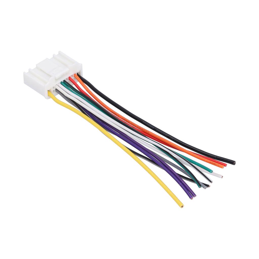 12 Pin Audio Wire Harness Accessory Replacement for Nissan Tiida Car Dual Stereo System