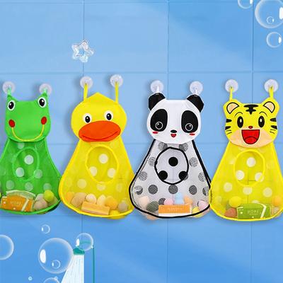 Baby Breathable Mesh Bag Cute Cartoon Bath Bags Storage Kids Toy Hanging Sundries Storage Net Case Cloth Shower Game Water Toys
