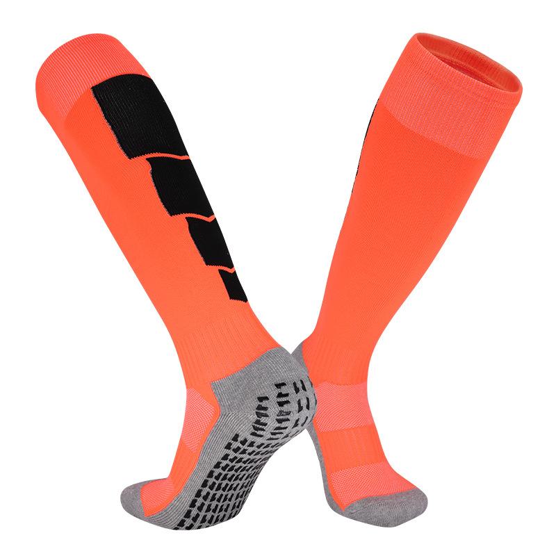 Long Tube Professional Football Socks Men'S Thickened Towel Bottom Point Rubber Socks Sweat-Absorbing And Breathable High Tube Training Non-Slip Socks