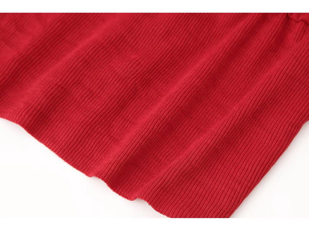 2025 Spring Women's European & American Style Ribbed Turn-Down Collar Shirt