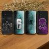 R-Rainbow Six Siege Graphic Phone Case Black Silicone Soft For Samsung S25,S24,S21,S22,S23,S30,Ultra,S20,Plus,Fe,Lite