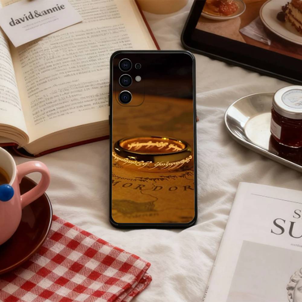 

Lord of the R-Rings M-Map Logo Phone Case For Samsung S 25,24,23,22,30,21,10,9,Ultra,Plus,Lite,FE,4,5 G Soft Black Case Samsung S26ULTRA