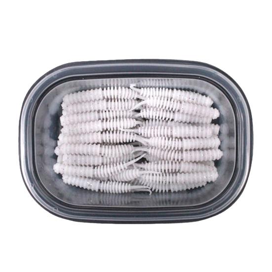 

Спортивный аксессуар MUQZI, 6 см/1 г, изысканные приманки для червей, которые легко бросать, удобно носить с собой, привлекают рыбу белый