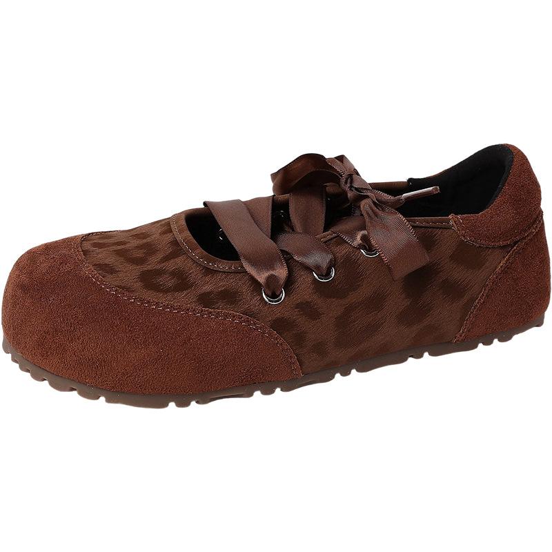 Retro Versatile Flat-bottomed Ballet Casual Single Shoes Women's Summer New Fashion Lightweight Versatile Single Shoes