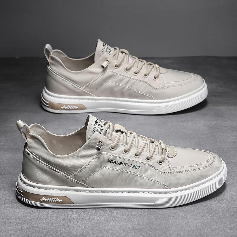 

2025 new youth ice silk cloth men s shoes autumn thin soft baseplate shoes autumn breathable deodorant canvas shoes men 39 абрикосовый