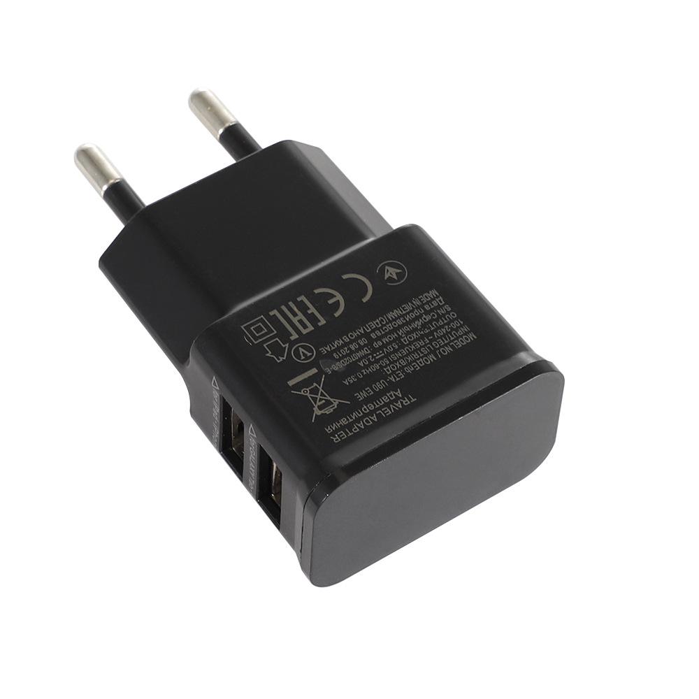 Dual-Port 1A USB-Ladegerät für Android/Tablet - EU/US-Stecker kompatibel