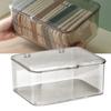 Desk Storage Box Plastic Large Capacity Dustproof Multi Functional Phone Case Storage Holder with