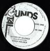 7inch Record MARK HOLDER  Sound Of Silence  Child Is Born NONE Total Sounds Jamaica Reggae Ska  Dub Used