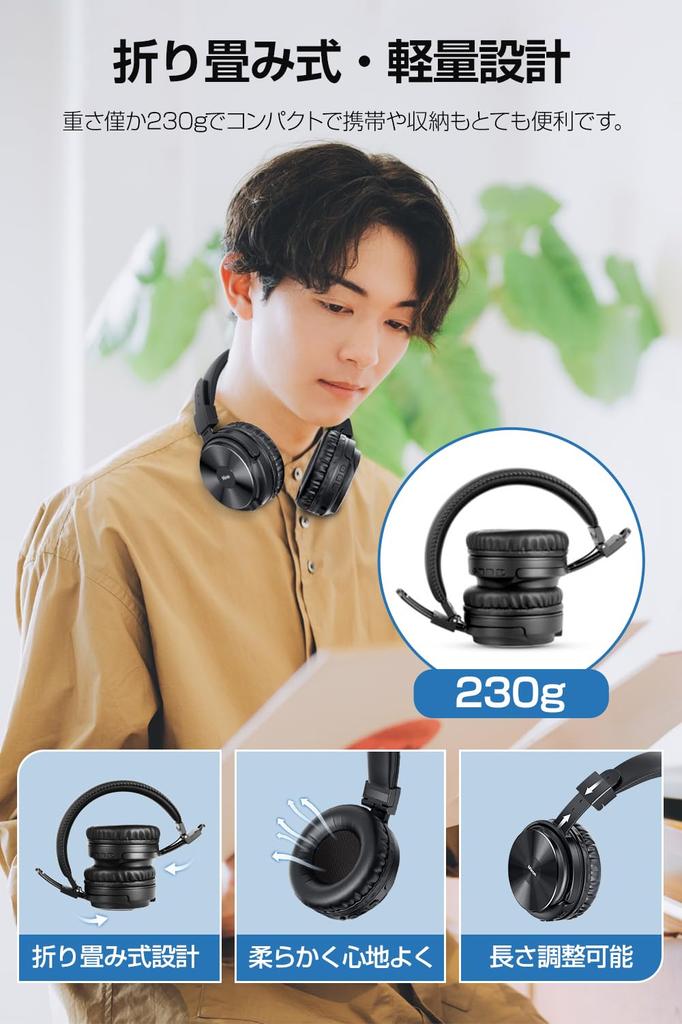 Wireless Headphones New High Sound Headphones Bluetooth Headphones Wired Wireless Noise Canceling Up To 48 Hours Playback Microphone Calling