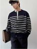 New Autumn Winter Striped Knit Cardigan: Classic, Casual, Trendy & Versatile.