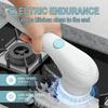 5-in-1-Multifunktions-Elektro-Reinigungsbürste, USB-Aufladung, Badezimmer-Waschbürste, Küchen-Reinigungswerkzeug, Geschirrspülbürste, Badewanne