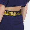 adidas Originals Letter V-Neck Short Dress Women Dress Blue IU4772