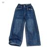 Girls' Wide-Leg Jeans: Versatile Autumn Style for Kids