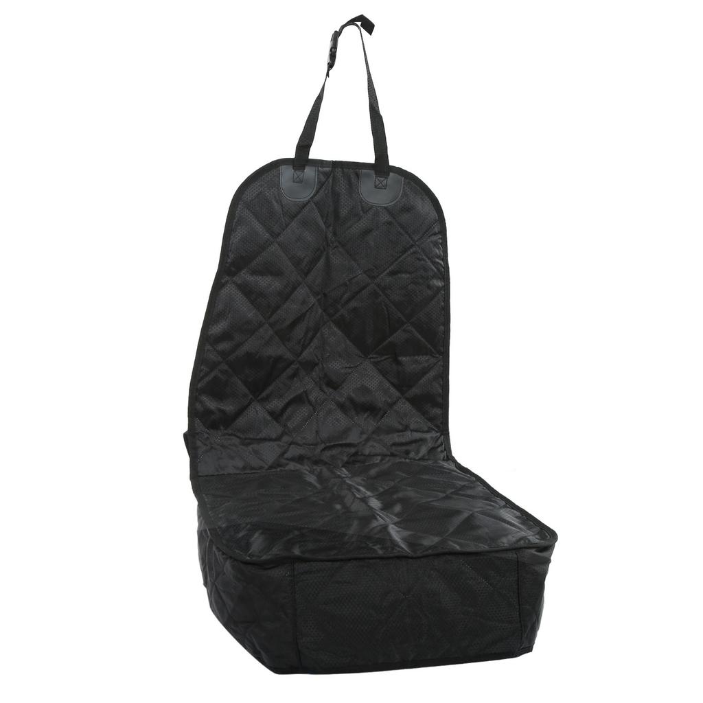 Car Seat Cover Waterproof Scratchproof Against Dirt Front Seat Pet Cover with Strap Buckle for Automotive