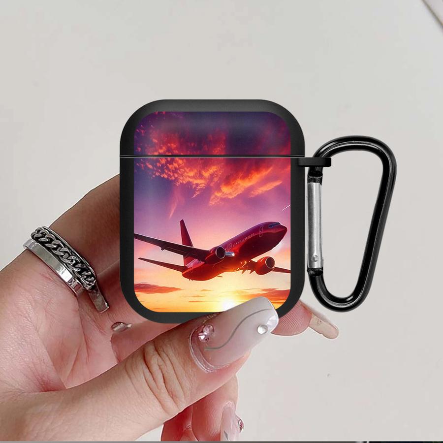 Earphone Cases Cover Case For Airpods 4 Pro2 3 Pro3 1 2 Pro Aircraft Fly Smoothly