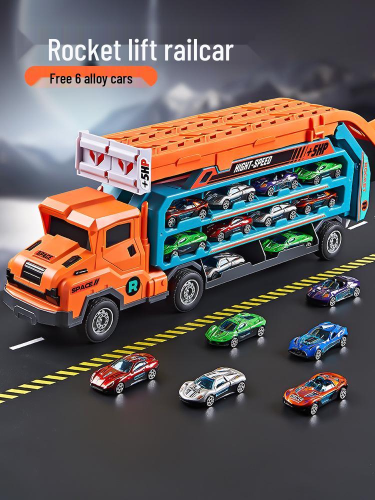 

Инерционная планерная ракета-машинка: Складной и компактный грузовик из сплава