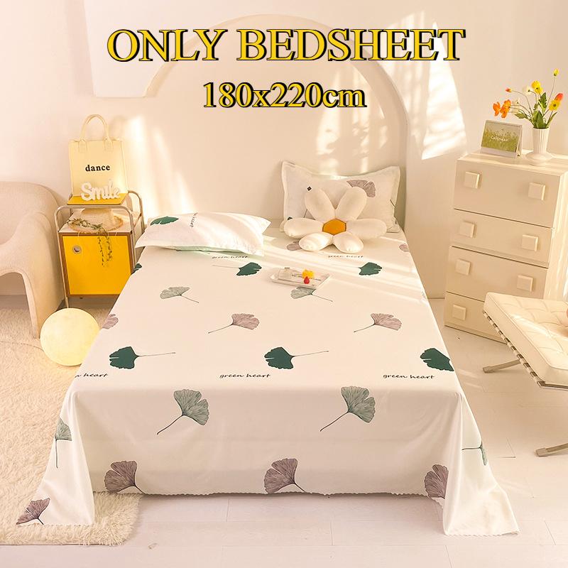 Bettlaken Hautfreundlich Gebürstet Verdickt Doppel Einzelbett Mehrspezifikationslaken für Alle Jahreszeiten