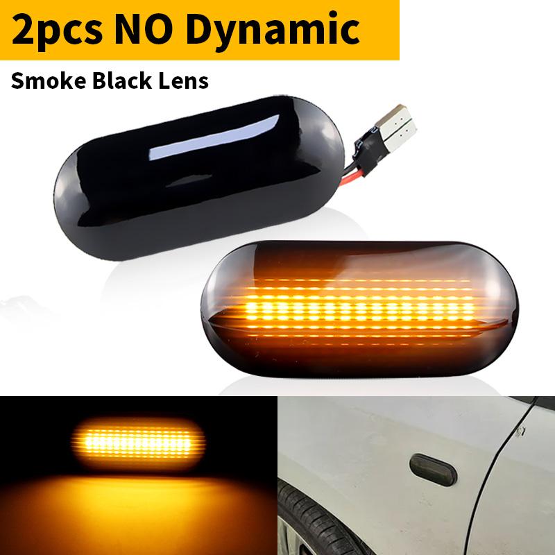 

2pcs For SEAT Ibiza 6L 2002-2008 Cordoba Toledo Leon MK1 MK2 1996-2006 LED Dynamic Side Marker Light Turn Signal Light 14805294