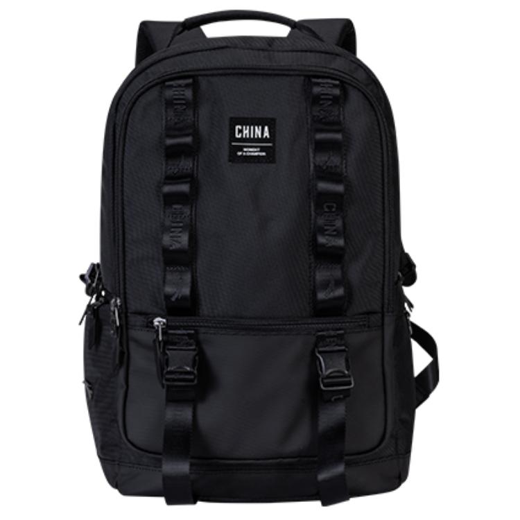 New Anta Fabric Backpack Unisex Black 192437152-1