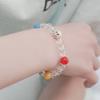 BONBEAU Bold Clear Ball Smile Bracelet Bold Clear Ball Color Smile Ball Banding Bracelet