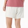 Li Ning SS22 Anti-Five Series Anti-Five Badfive Womens Solid Color Lace-Up Loose Shorts Women shorts Cloud-White AKSS374-4
