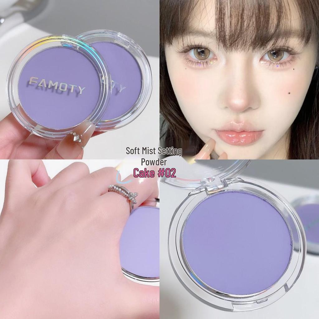Poudre Fixante FAMOTY Waterproof Soft Mist - Transparente, Ne Caille Pas, Sans Sensation Poudreuse