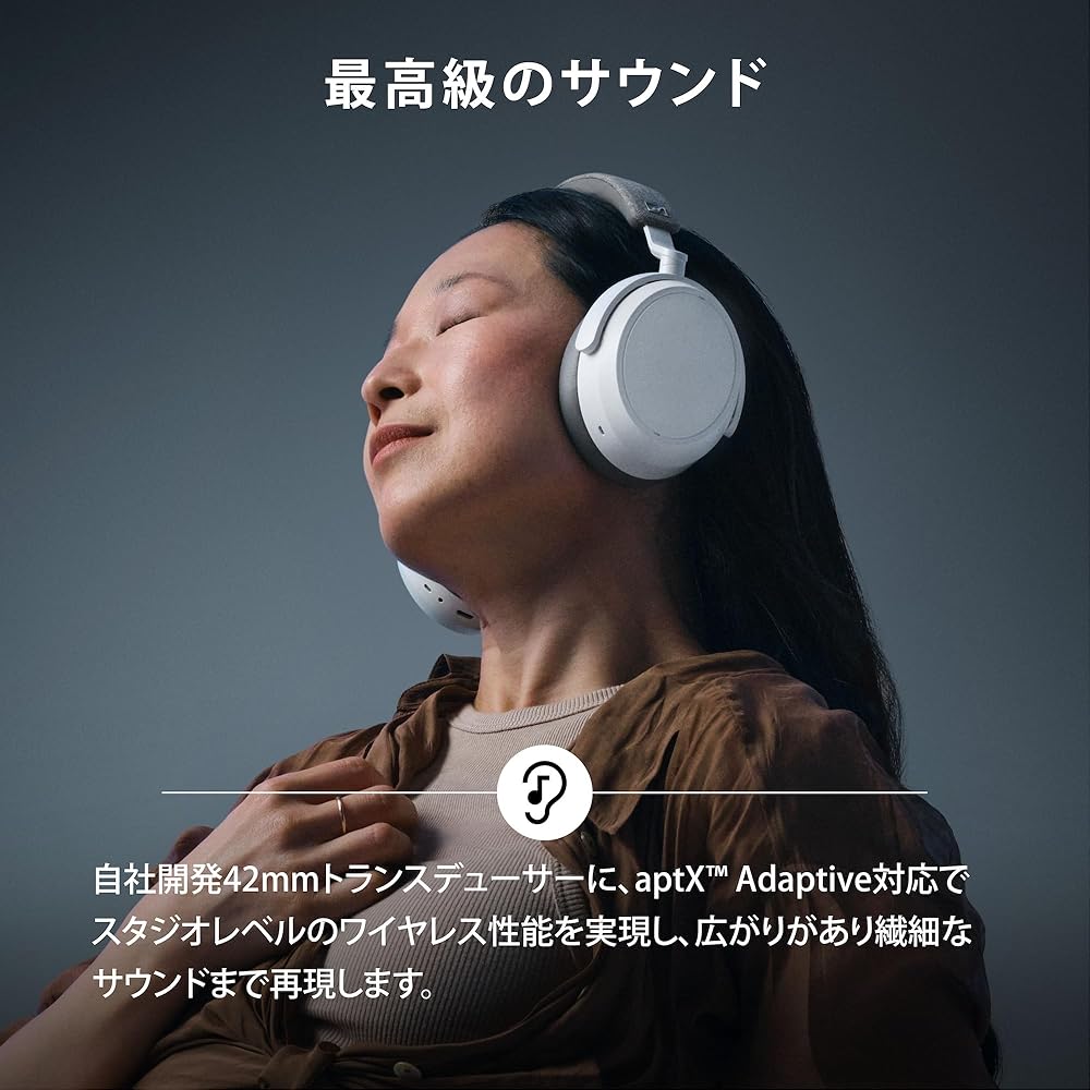 [Amazon.co.jp Exclusive] Sennheiser MOMENTUM 4 Wireless Bluetooth Headphones, Black + Burn-in Sound Set, High-Performance Drivers, Noise Cancelling, 6
